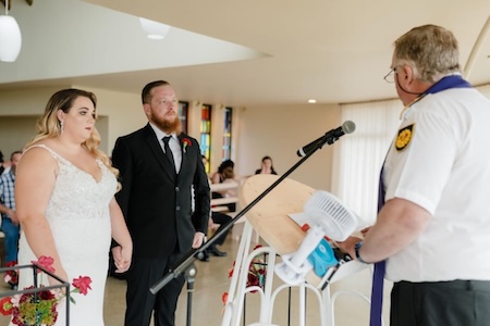 Wedding ceremony by Dr. Gerrit Rademeyer in Queensburgh